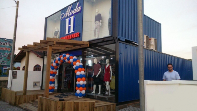 Loja Container Hering com 7 Unidades Dry